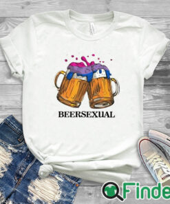 white T shirt Beersexual Shirt