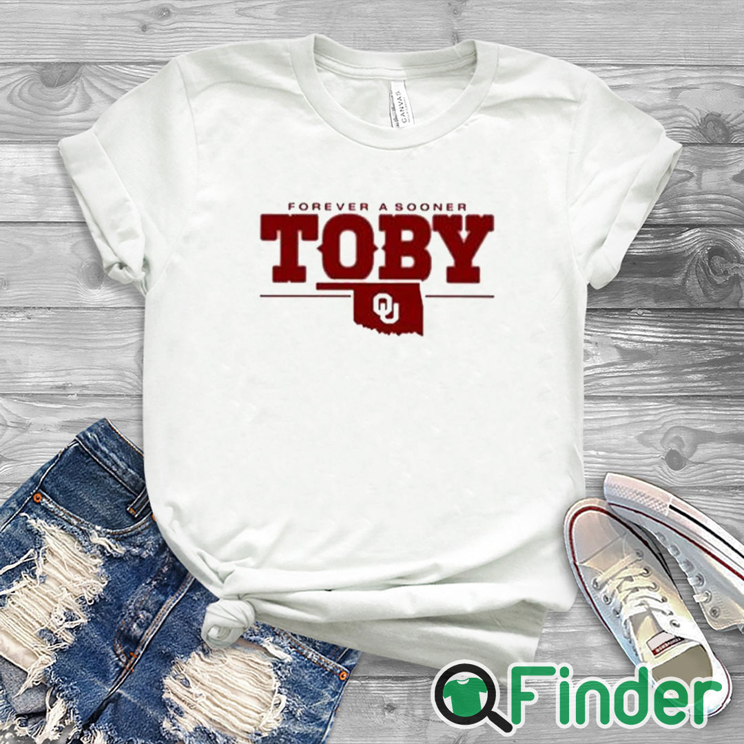 white T shirt Forever A Sooner Toby Shirt white T shirt Forever A Sooner Toby Shirt