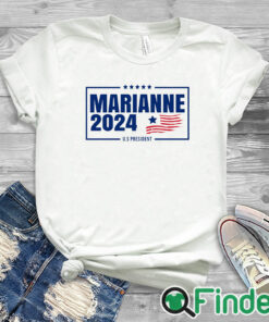 white T shirt Marianne Williamson 2024 US President Shirt