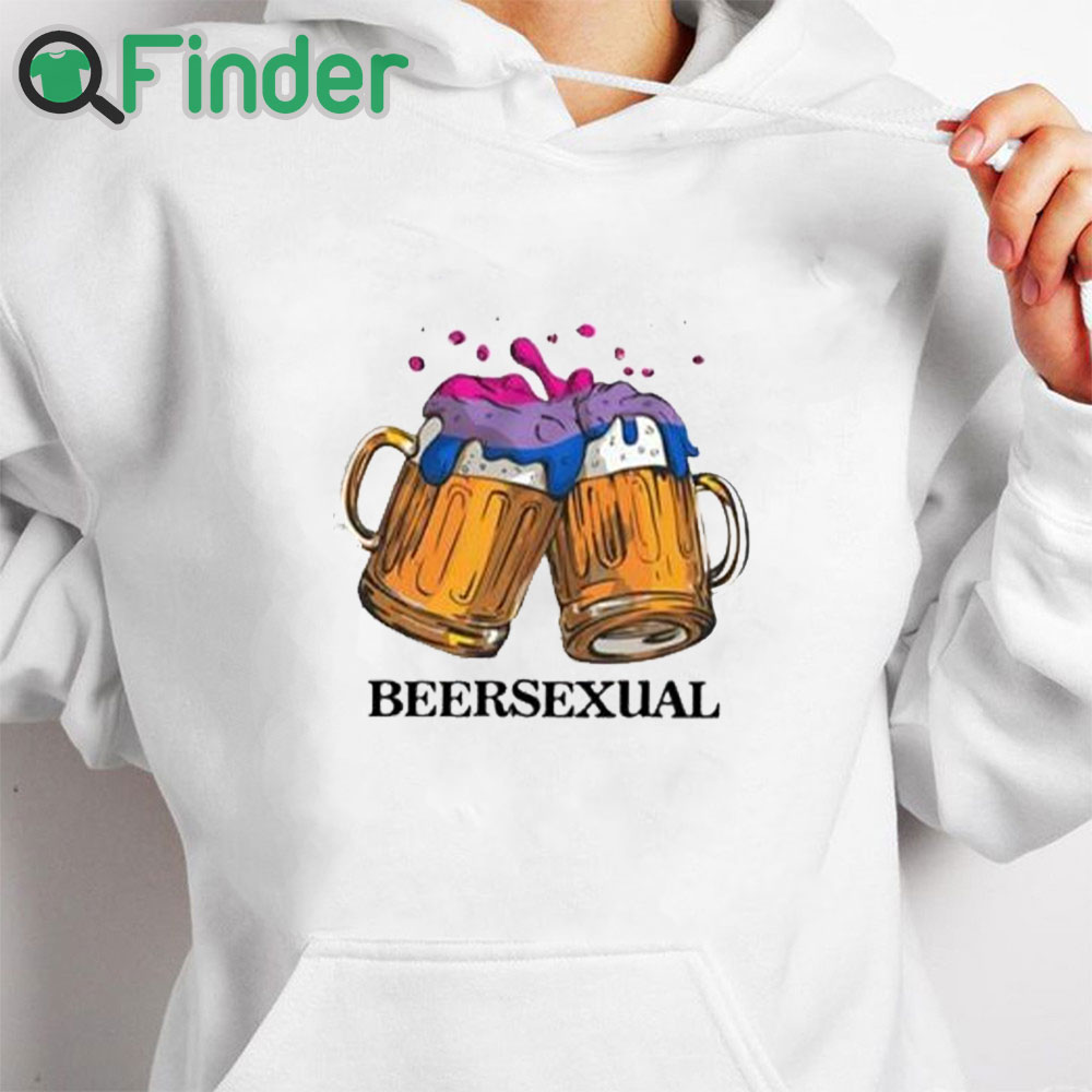 white hoodie Beersexual Shirt white hoodie Beersexual Shirt