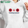 white hoodie Dua Lipaa Training Season Shirt