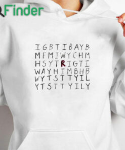white hoodie Igbt Bab Mfmi Ychm Hsytrigti Shirt
