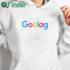 white hoodie James Damore Goolag Shirt