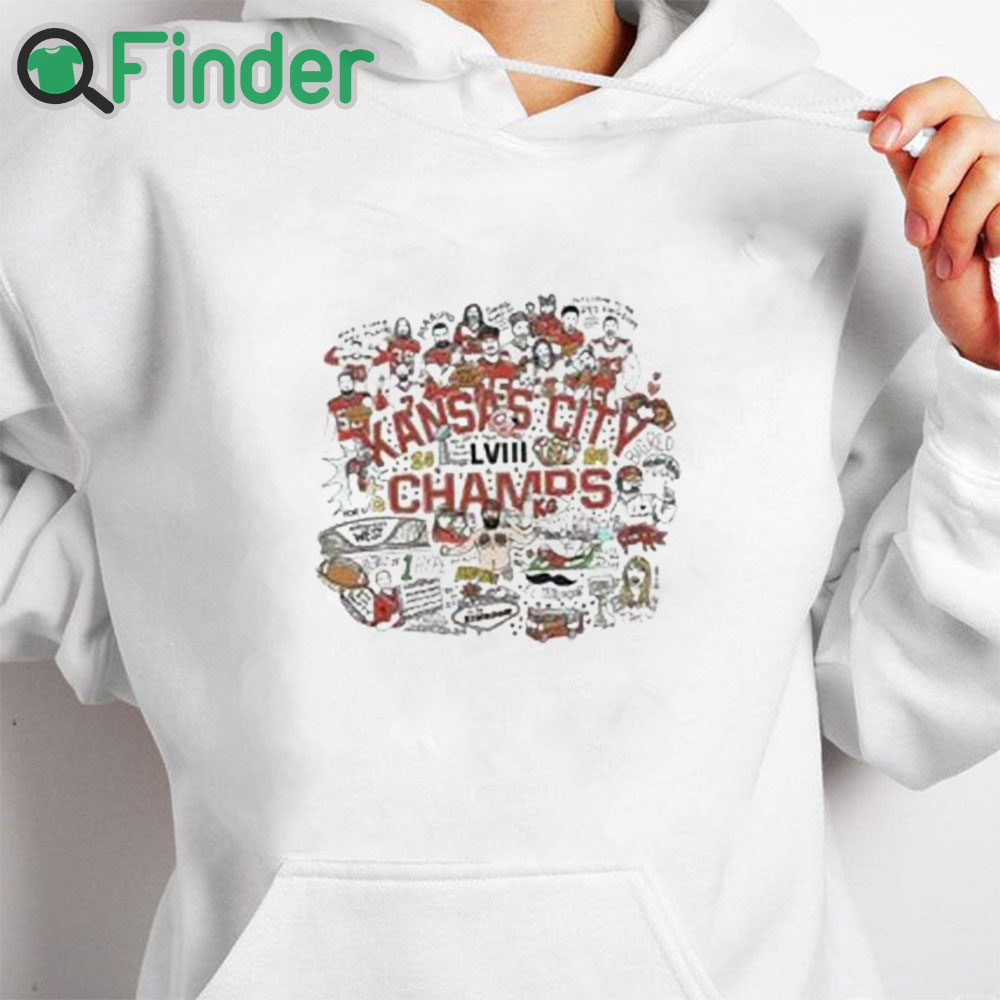 white hoodie KC Chiefs Football Superbowl Champions 2024 Shirt white hoodie KC Chiefs Football Superbowl Champions 2024 Shirt