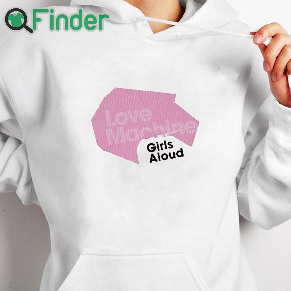 white hoodie Love Machine Artwork Shirt white hoodie Love Machine Artwork Shirt