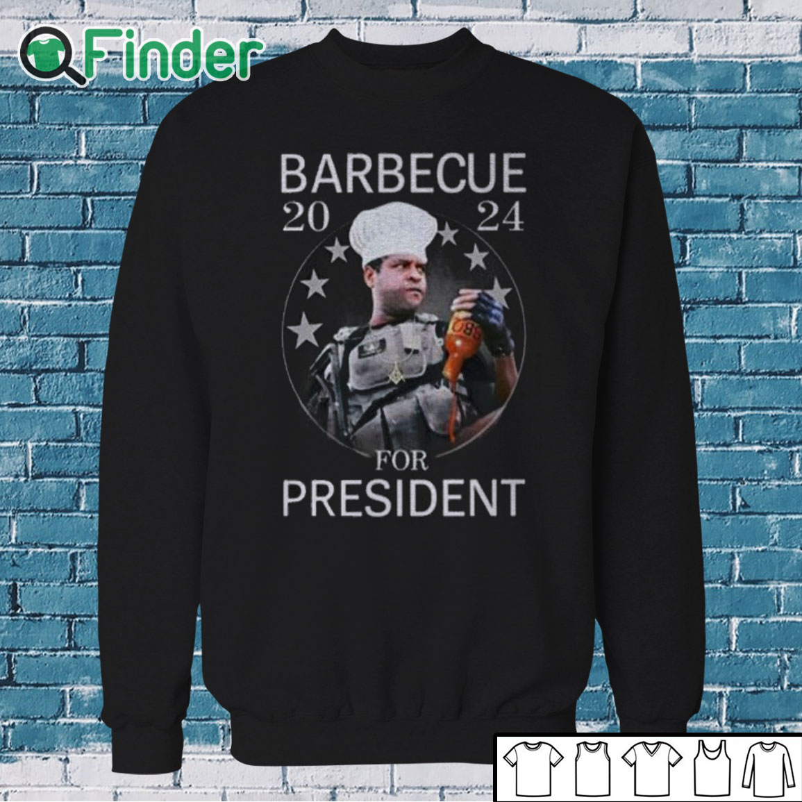 Sweatshirt Barbecue 2024 For President Shirt Sweatshirt Barbecue 2024 For President Shirt