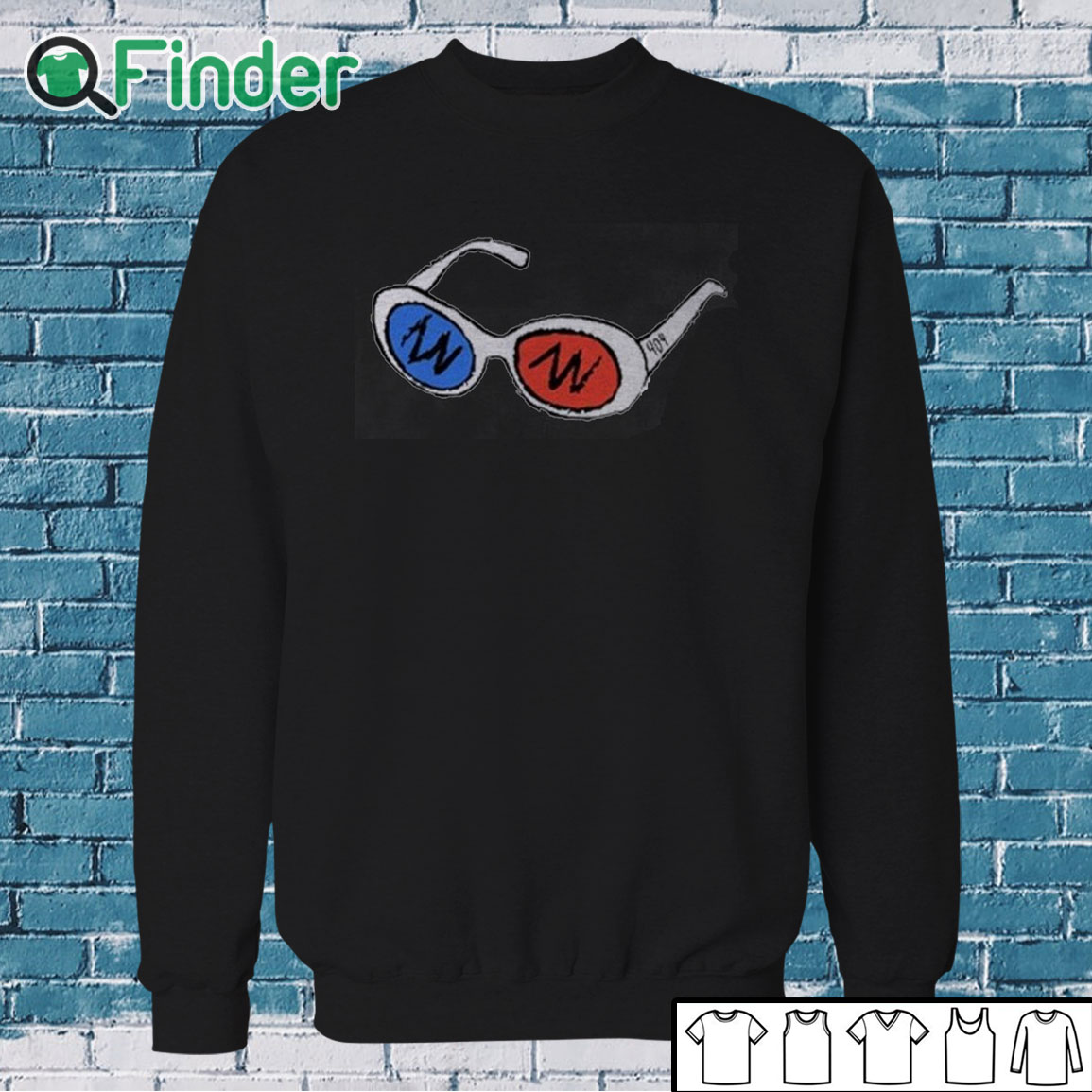 Sweatshirt George 3D Goggles Shirt Sweatshirt George 3D Goggles Shirt