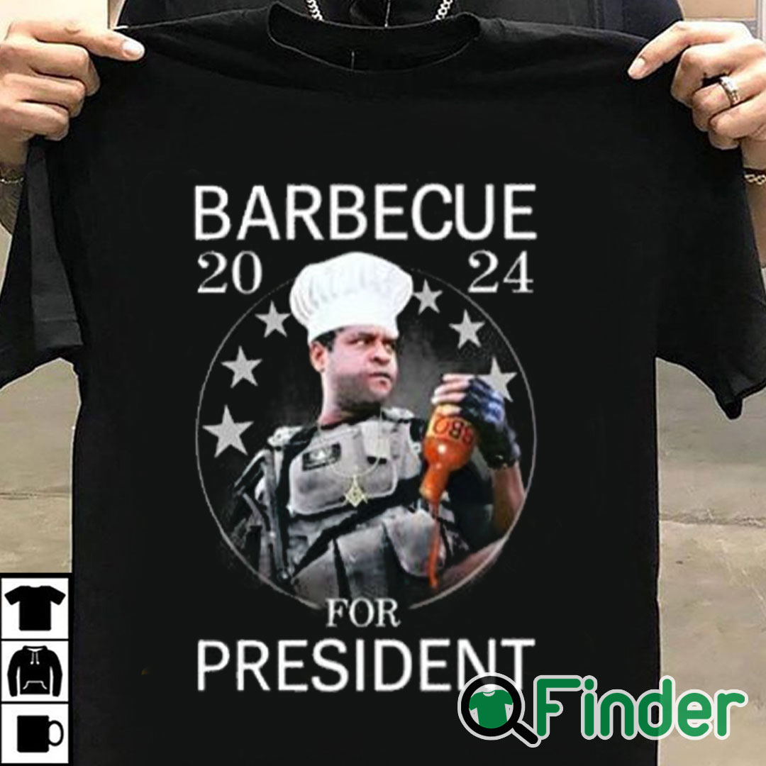 T shirt black Barbecue 2024 For President Shirt T shirt black Barbecue 2024 For President Shirt