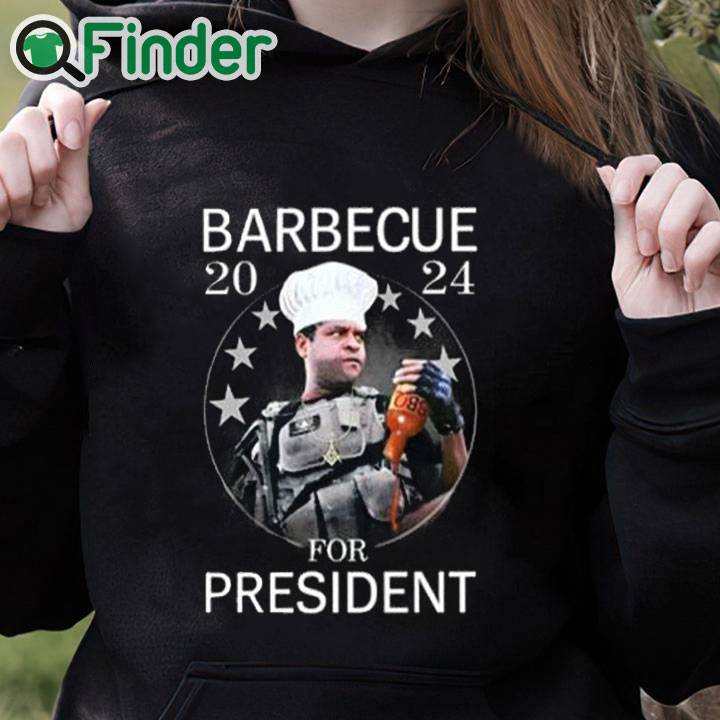 black hoodie Barbecue 2024 For President Shirt black hoodie Barbecue 2024 For President Shirt