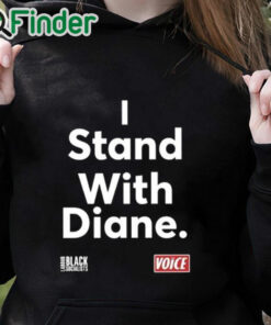 black hoodie Diane Abbott Mp I Stand With Diane Shirt