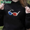 black hoodie George 3D Goggles Shirt