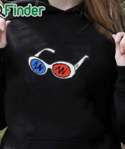 black hoodie George 3D Goggles Shirt
