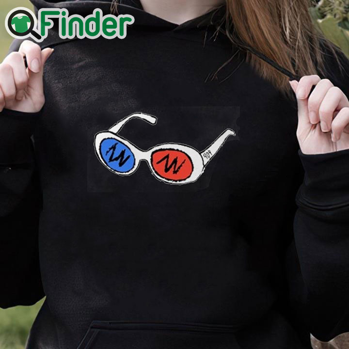 black hoodie George 3D Goggles Shirt black hoodie George 3D Goggles Shirt