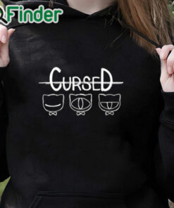 black hoodie Grimmi Vtuber Horror Shirt