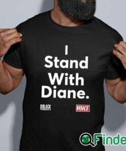 black shirt Diane Abbott Mp I Stand With Diane Shirt