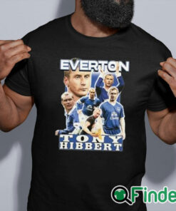 black shirt Everton Tony Hibbert Bootleg Shirt