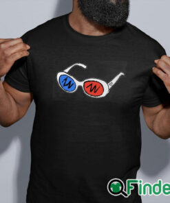 black shirt George 3D Goggles Shirt
