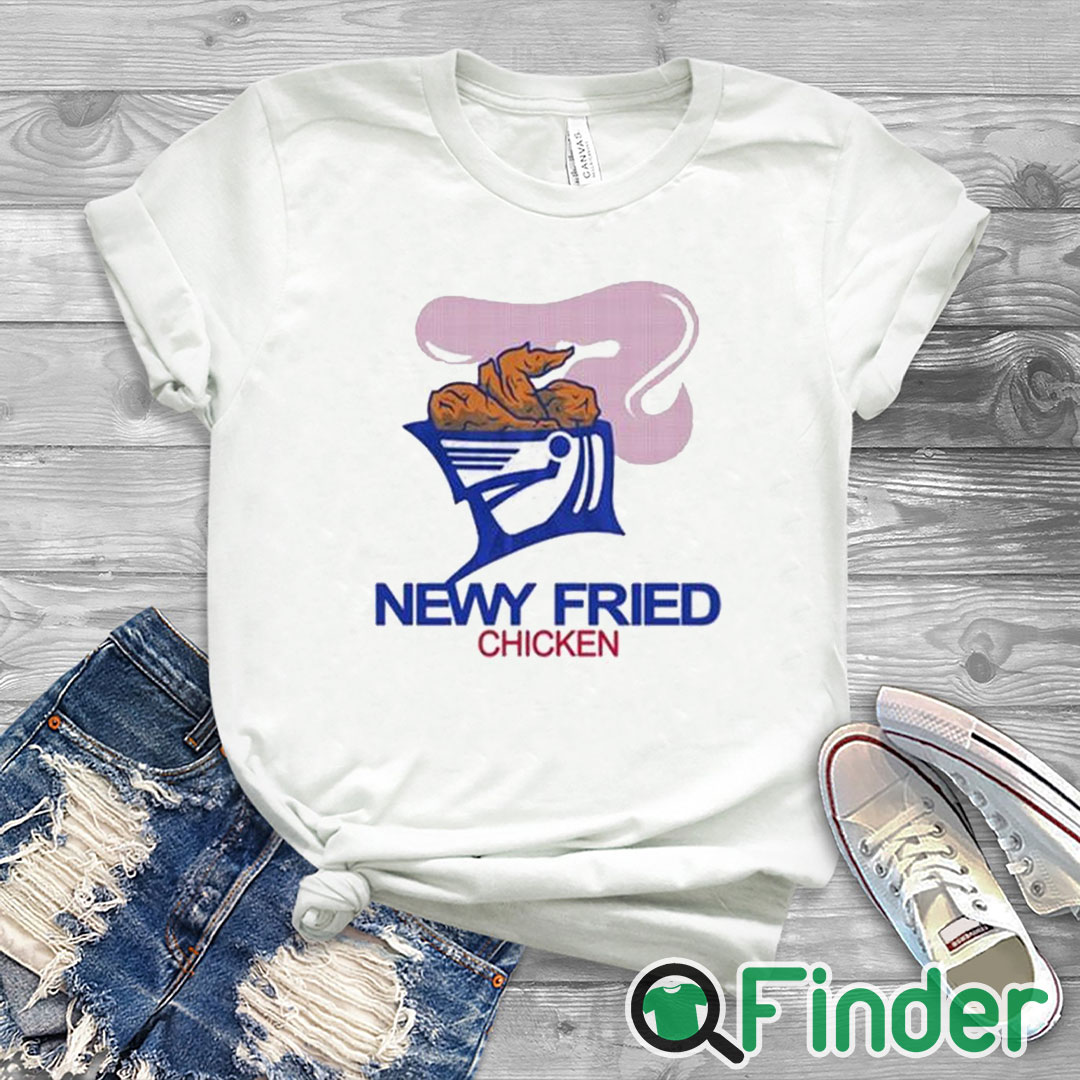 white T shirt Newy Fried Chicken Shirt white T shirt Newy Fried Chicken Shirt