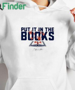 white hoodie Howie Rose Put It In The Books Shirt