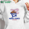 white hoodie Newy Fried Chicken Shirt