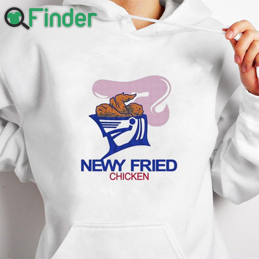white hoodie Newy Fried Chicken Shirt white hoodie Newy Fried Chicken Shirt
