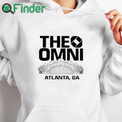 white hoodie Ryan Mcgee The Omni Atlanta Ga Shirt