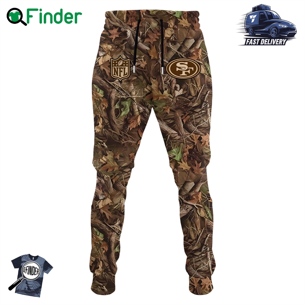 Personality San Francisco 49ers X Hunting 2024 Hoodie Limited Editions Personality San Francisco 49ers X Hunting 2024 Hoodie Limited Editions