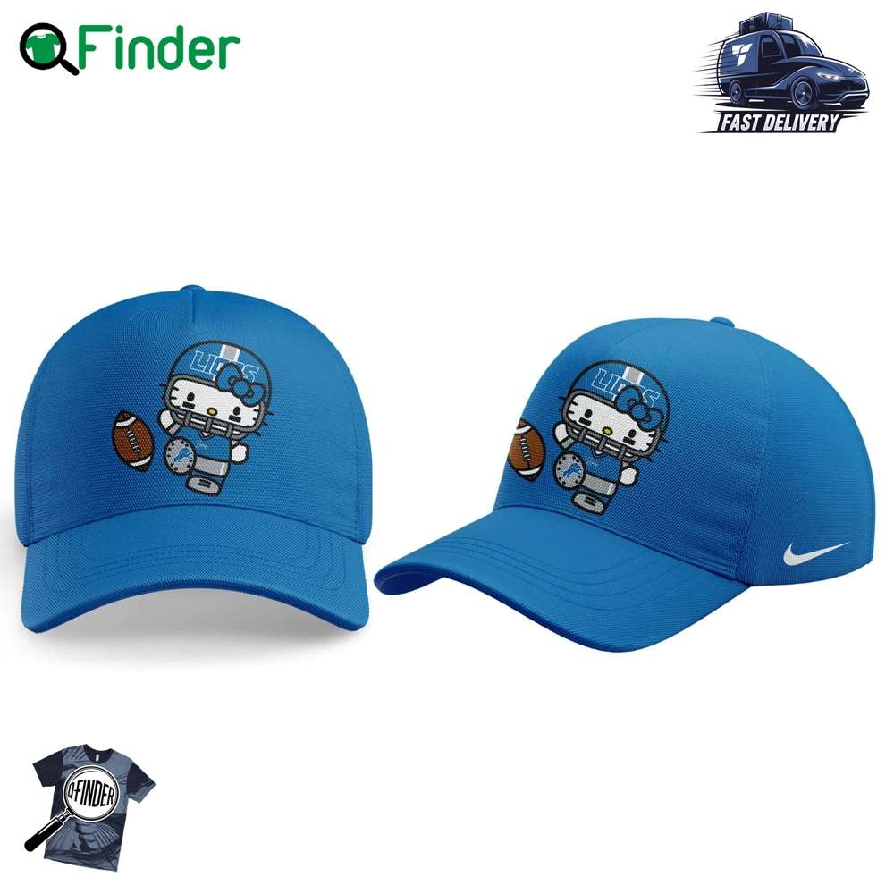 Limited Edition Nike Detroit Lions X Hello Kitty Hoodie Limited Edition Nike Detroit Lions X Hello Kitty Hoodie