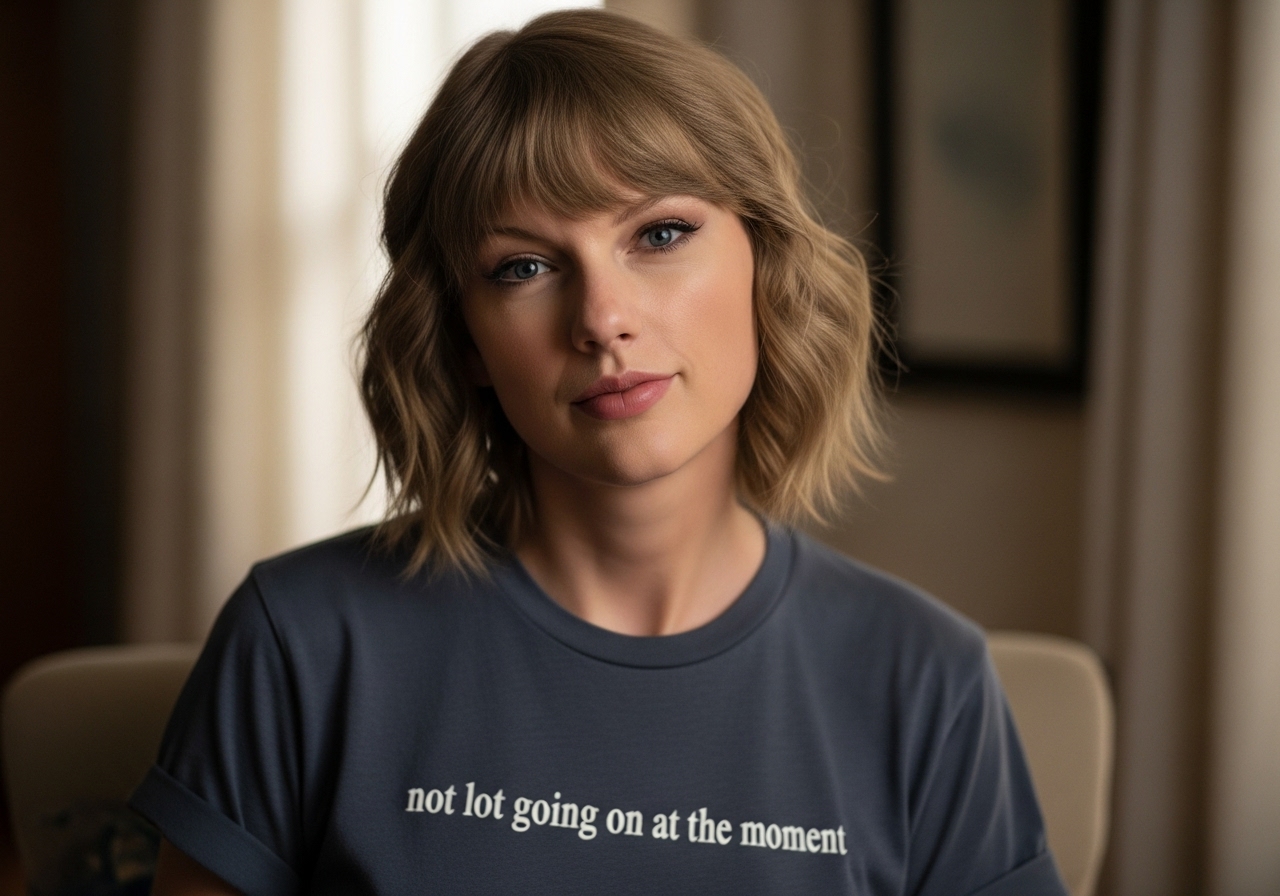 taylor swift not a lot going on at the moment shirt meaning