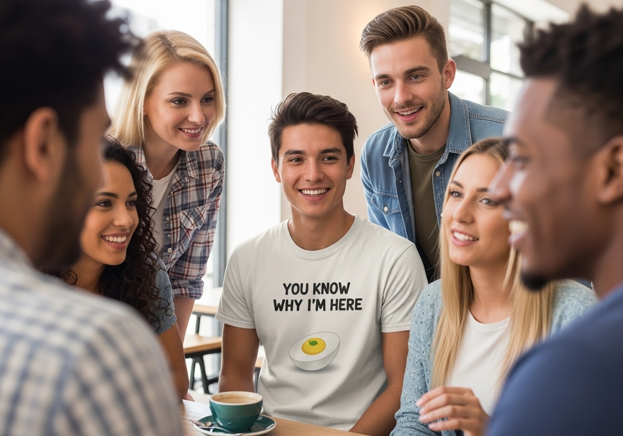 you know why i'm here deviled egg shirt meaning