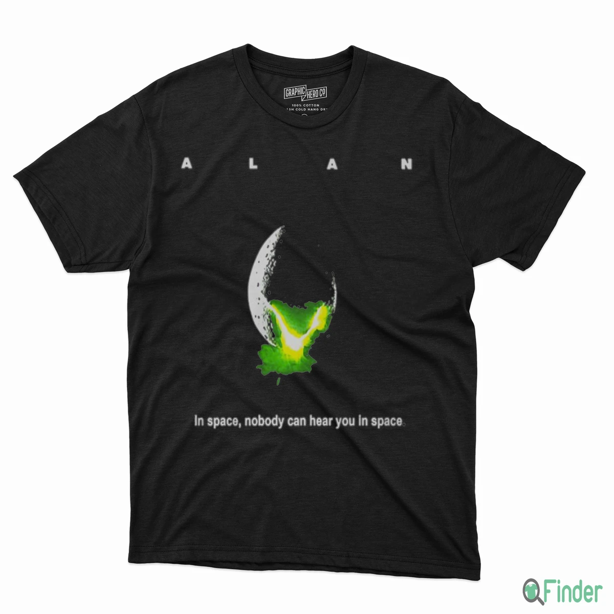 Alan In Space, Nobody Can Hear You In Space Shirt - Product Image