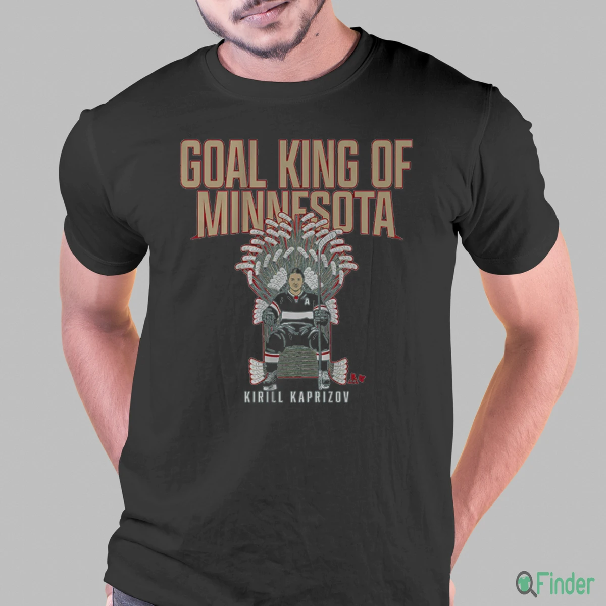 Kirill Kaprizov Goal King Of Minnesota T-Shirt