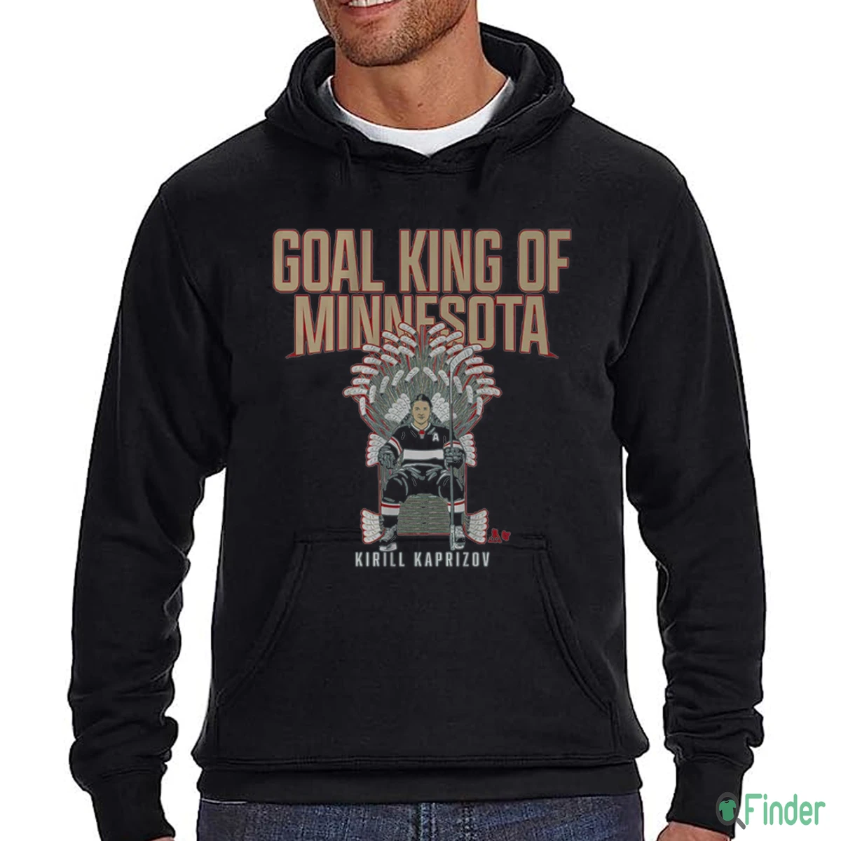 Kirill Kaprizov Goal King Of Minnesota T-Shirt