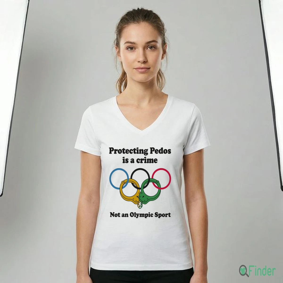 Protecting Pedos Is A Crime Not An Olympic Sport T-Shirt - Design Preview