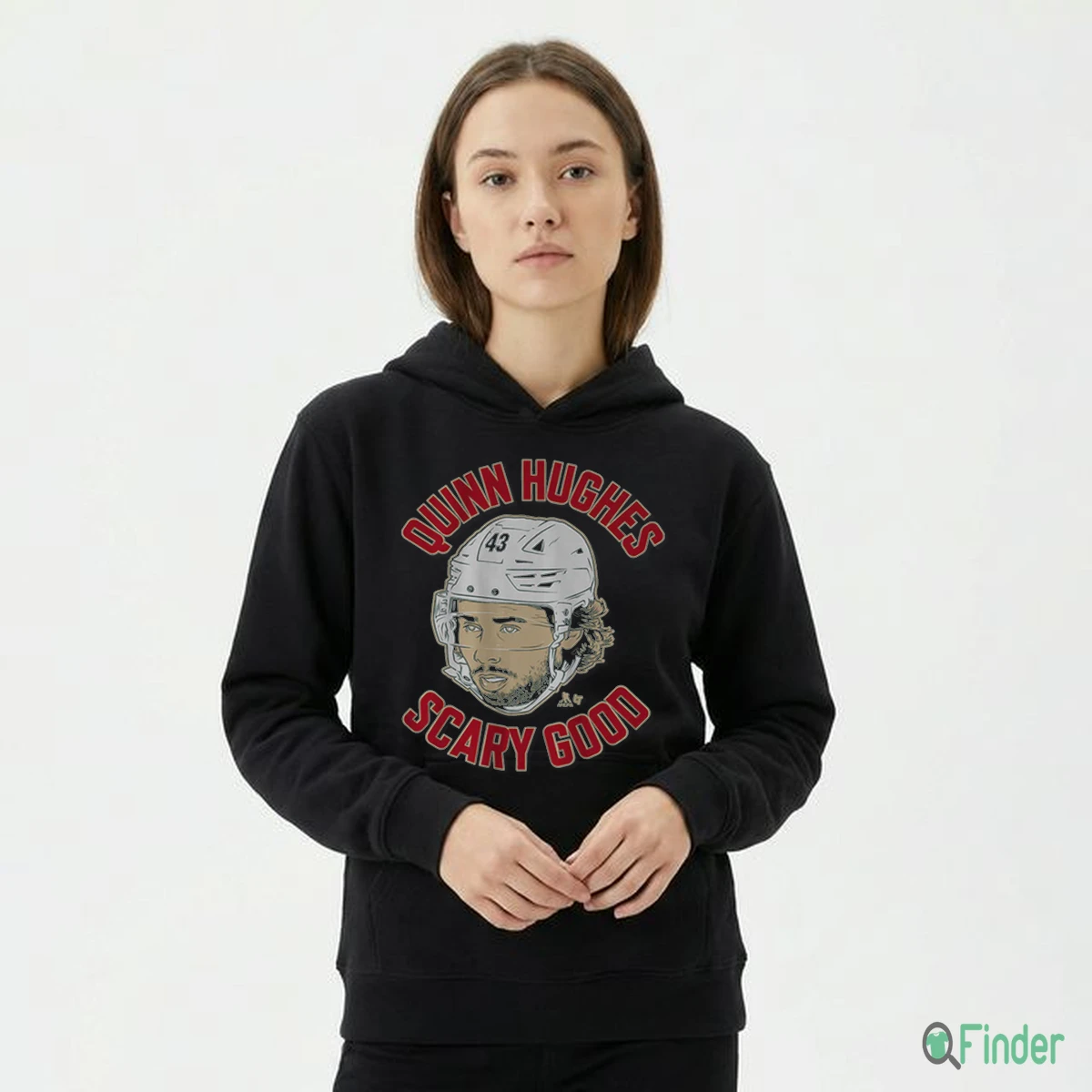 Quinn Hughes Ghost Eyes Shirt - Design Preview