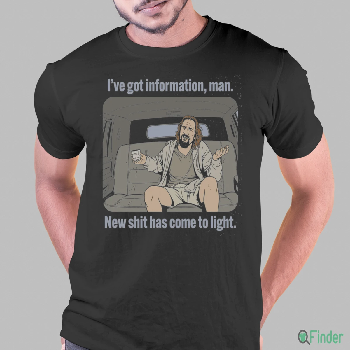 The Dude New Information Has Come To Light Vintage T-Shirt - Product Image