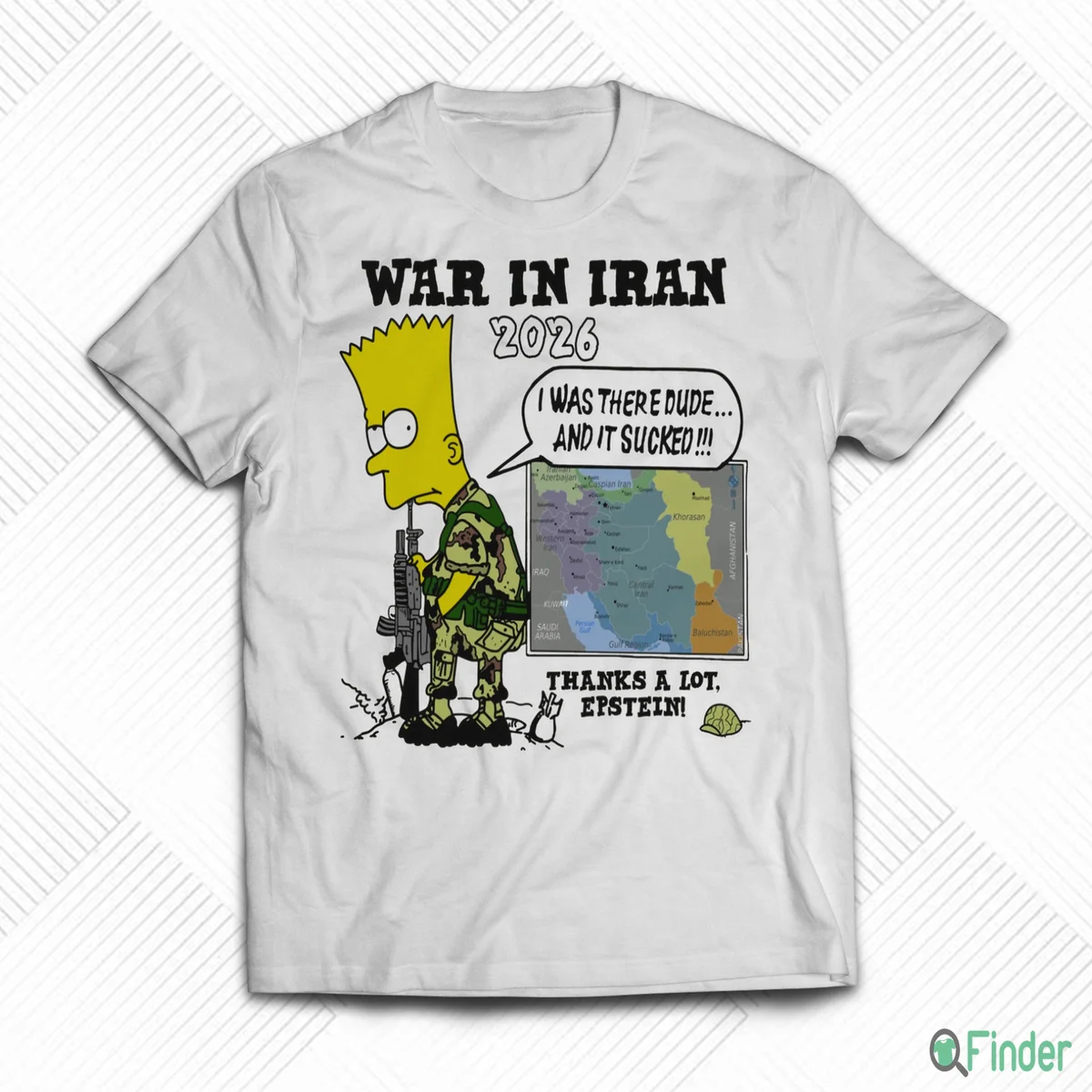 War In Iran Thanks A Lot, Epstein Shirt - Product Image