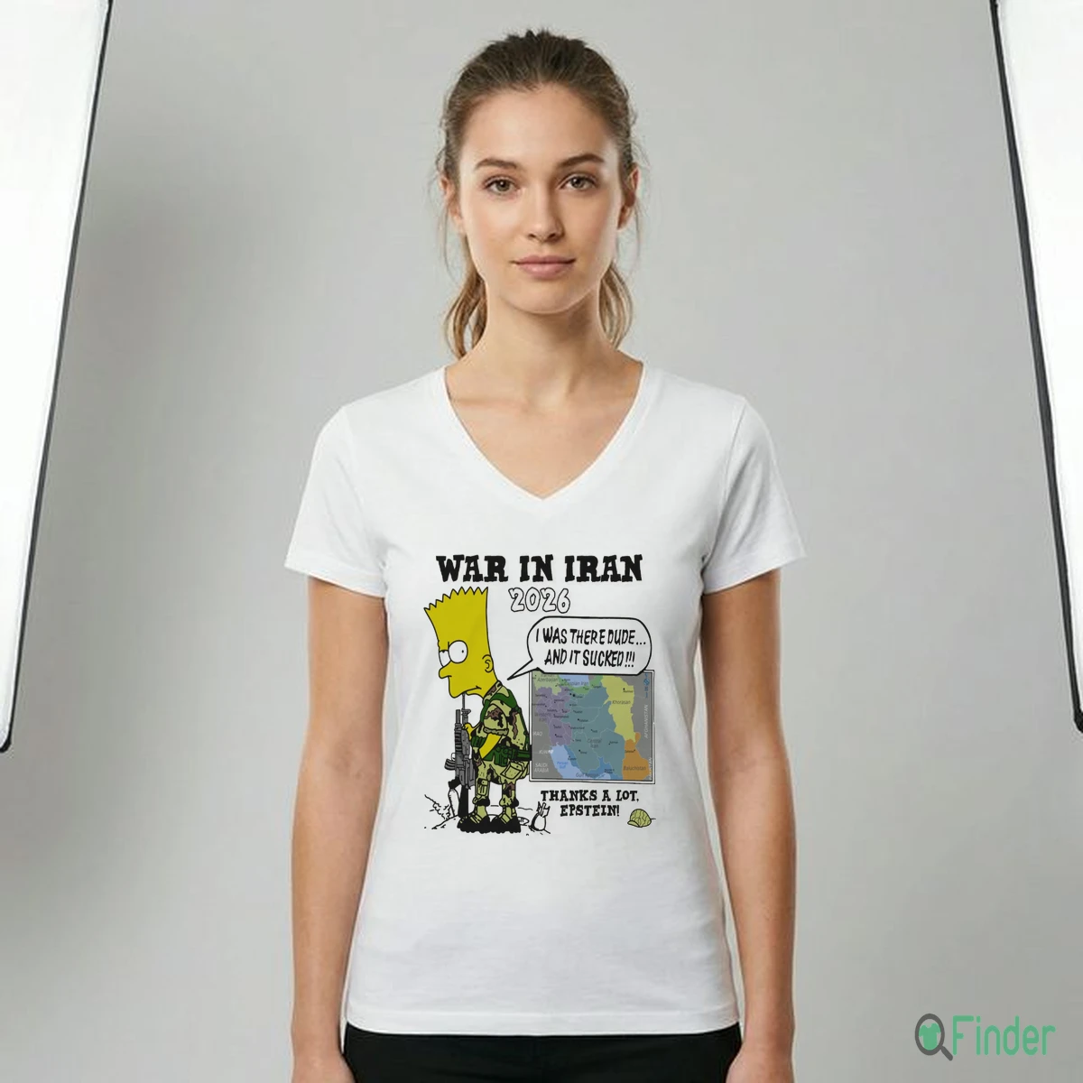 War In Iran Thanks A Lot, Epstein Shirt - Design Preview