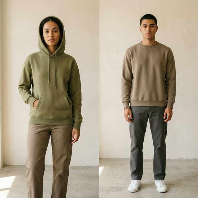 Hoodie vs sweatshirt side by side comparison guide