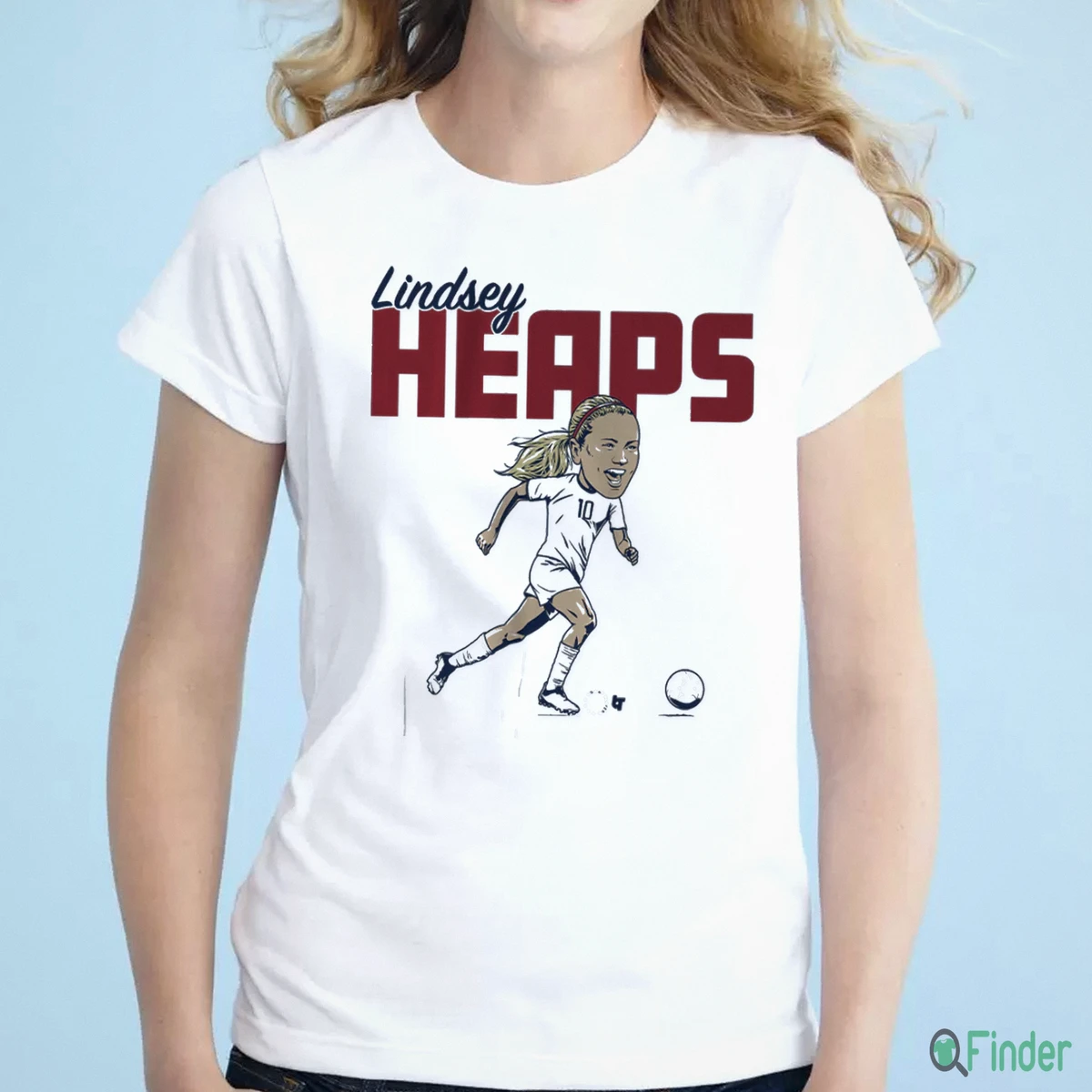 Lindsey Heaps Caricature T Shirt - Product Image