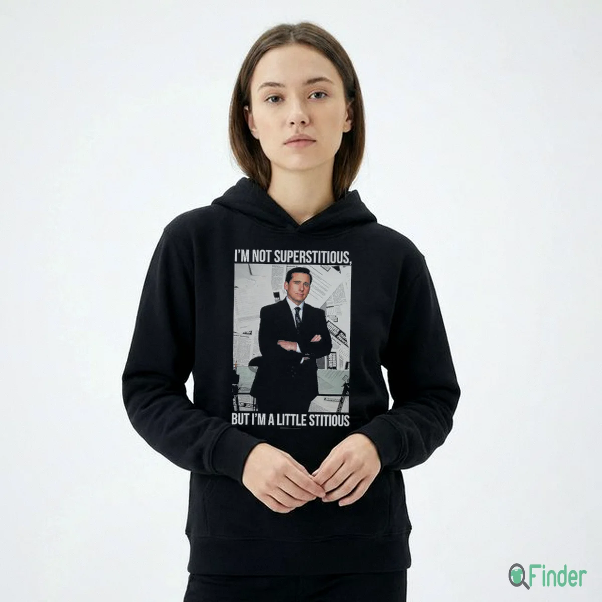 Michael Scott I'M Not Superstitious The Office T Shirt