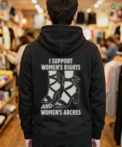 i support women s rights and women s arches t shirt 3