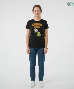 official chefman and paco cartoon mascot graphic shirt 2
