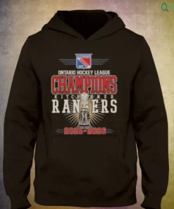 official kitchener rangers ohl champions 2025 2026 locker room shirt 3