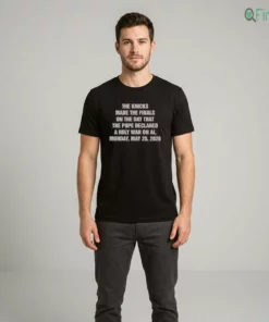 the basketball team made the playoffs on the day that the pope declared a holy war shirt 2