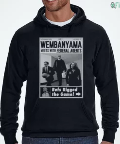 wembanyama x files style federal agents san antonio basketball shirt 3