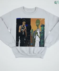 2026 victor wembanyama alien comparison meme basketball fans graphic shirt 4 1.webp