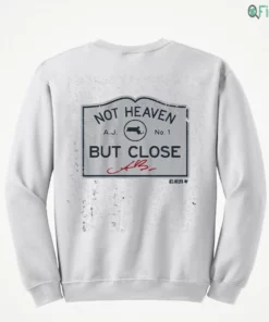 a.j. brown not heaven but close t shirt 4