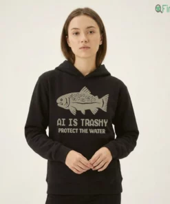 ai is trashy protect the water t shirt 2