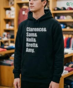 clarence and sam and nail and brett and amy typography name shirt 4 1.webp
